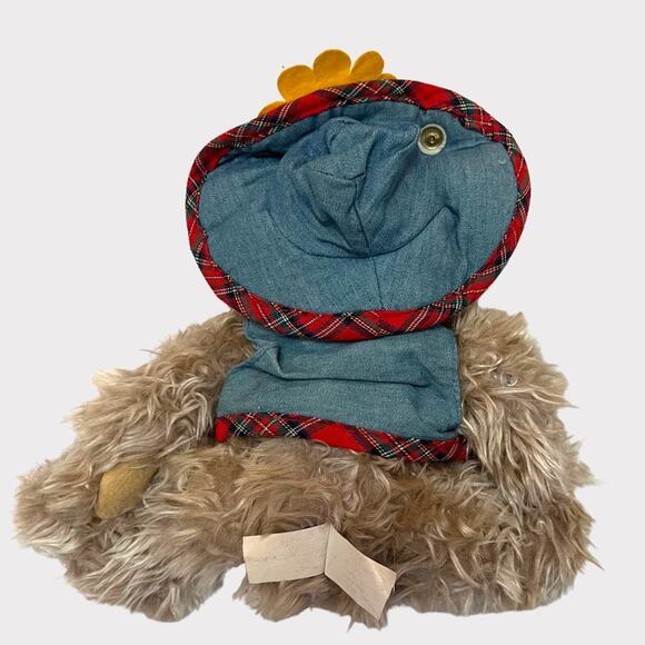 Brass Button Bear Vintage Sunflower 90s Blossom Bear 10” - Picture 2 of 8